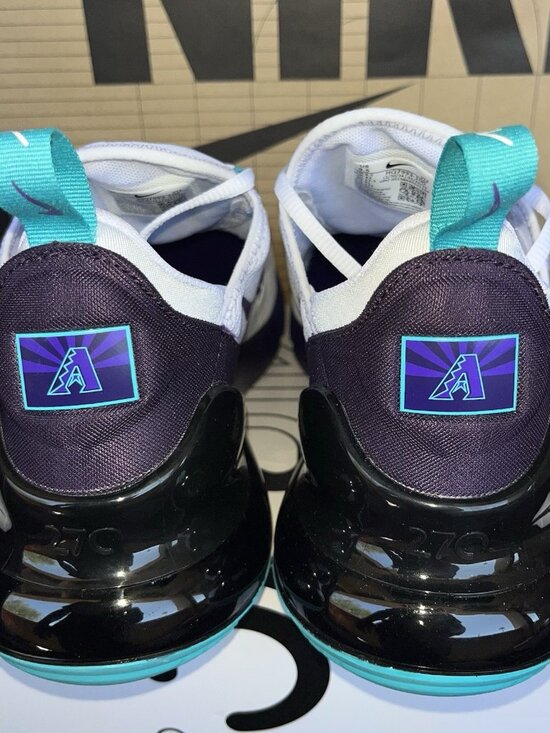 NEW Arizona Diamondbacks Nike Air Max 270 City Connect HQ7993-100 Size 8.5 main image 6
